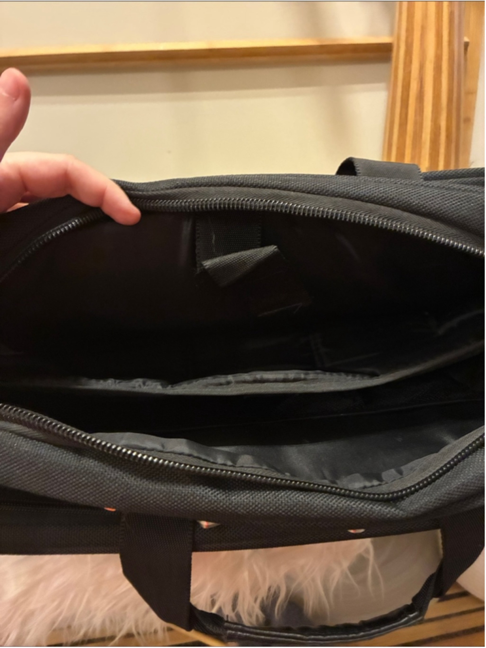 Bugatti Black Men's Laptop Briefcase Bag - Picture 3 of 8